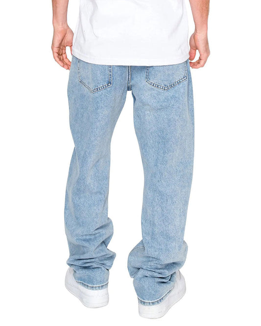 Men's All Match Solid Color Denim Pants
