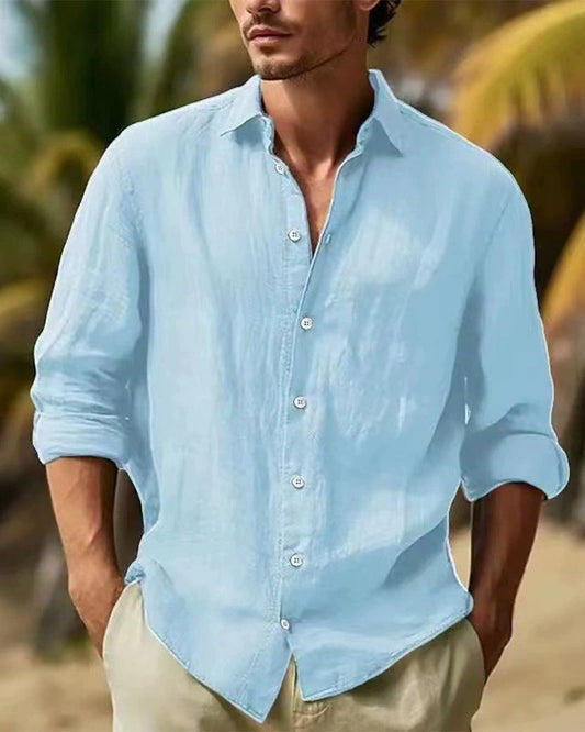Men's Button-Down Relaxed Shirt