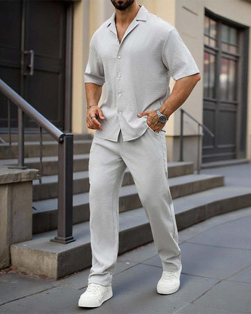 Textured Casual Set
